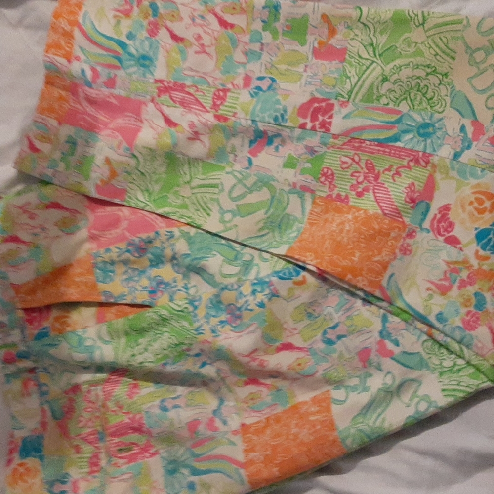 Lily Pulitzer golf pants size 38 pastel color